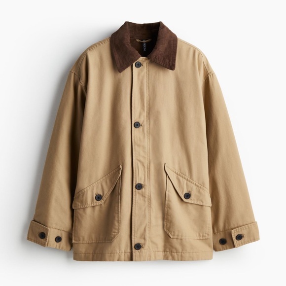 H&M Jackets & Blazers - H&M oversized canvas barn jacket